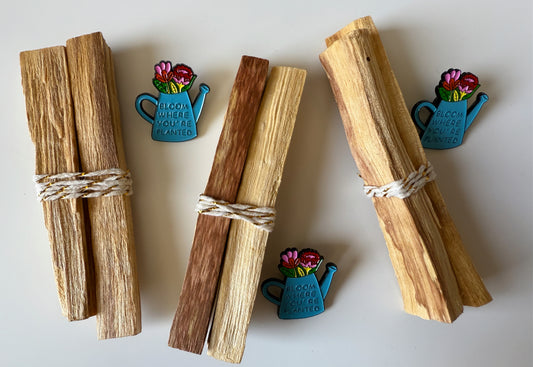 Palo Santo Planter Pin