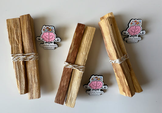 Palo Santo Mental Health Pin